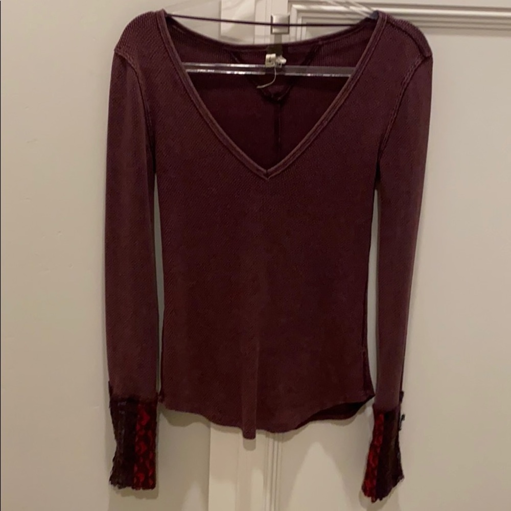 Free people long sleeve shirt